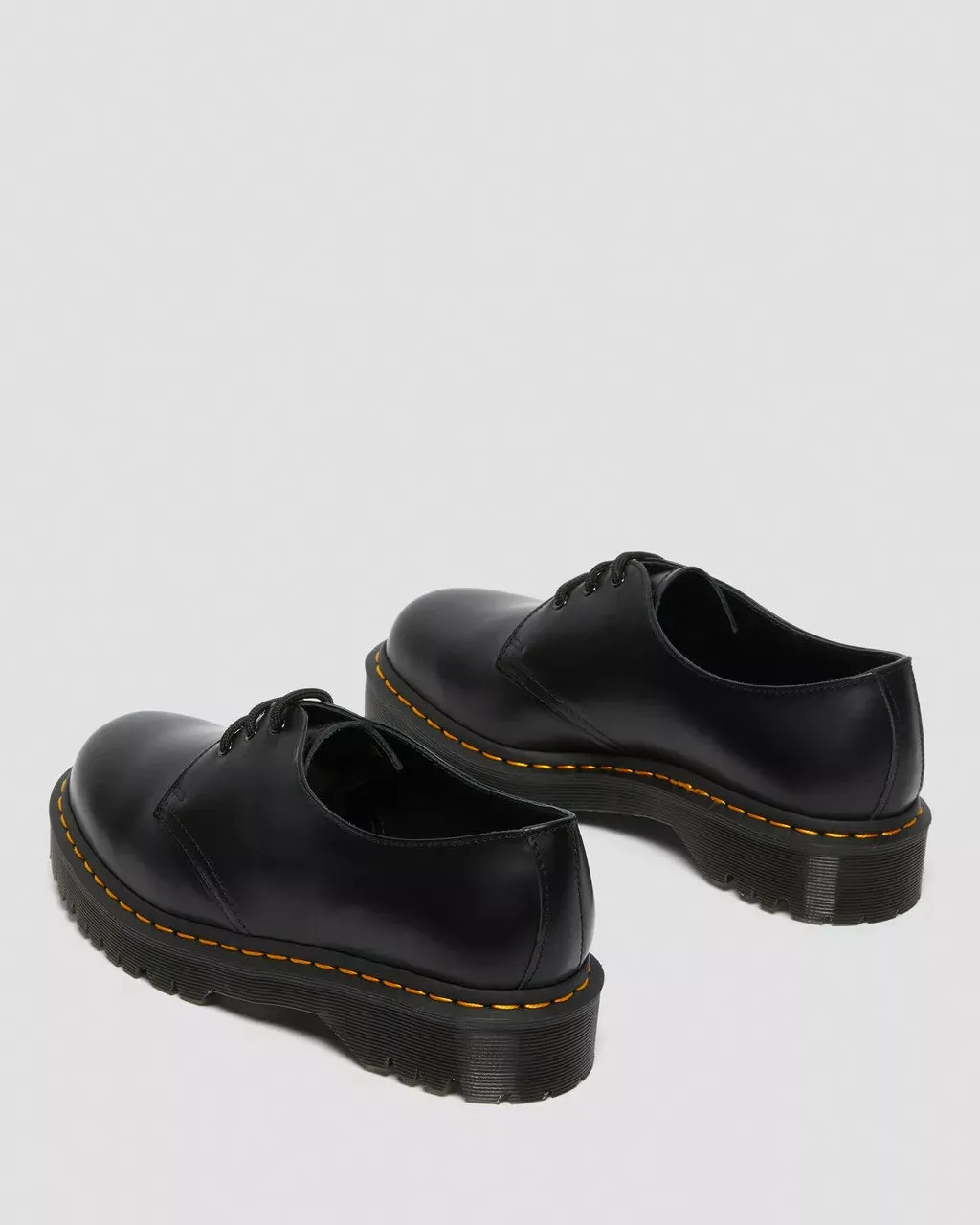 1461 Bex Smooth Leather Shoes in Black Smooth