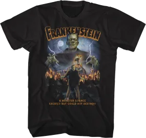 A Monster Science Created Frankenstein T-Shirt