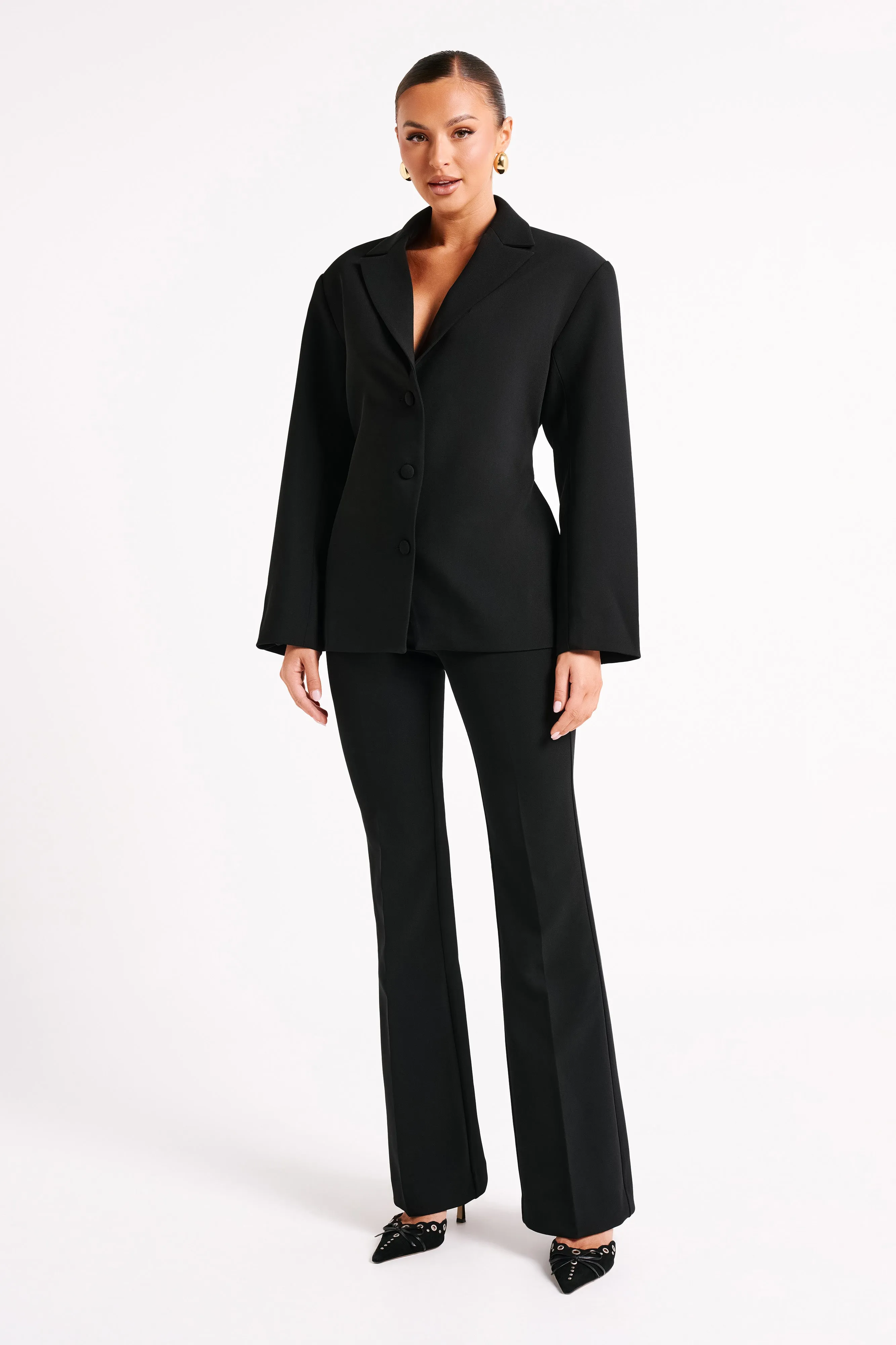 Addie Suiting Blazer - Black