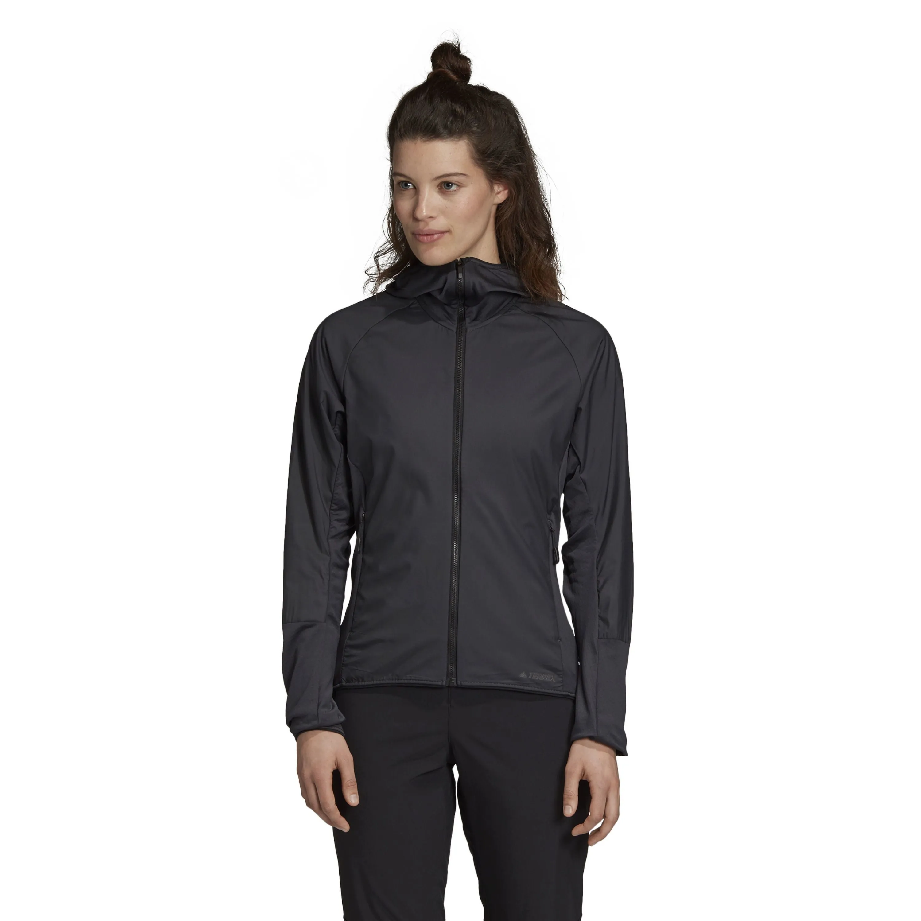 adidas Women's Skyclimb Fleece Jacket Carbon M