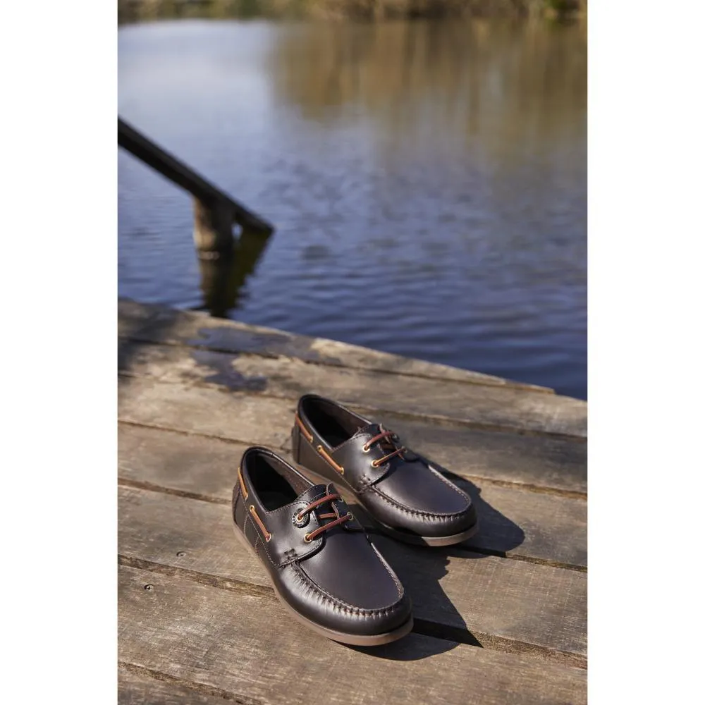 Barbour Capstan Mens Deck Shoe - Dark Brown