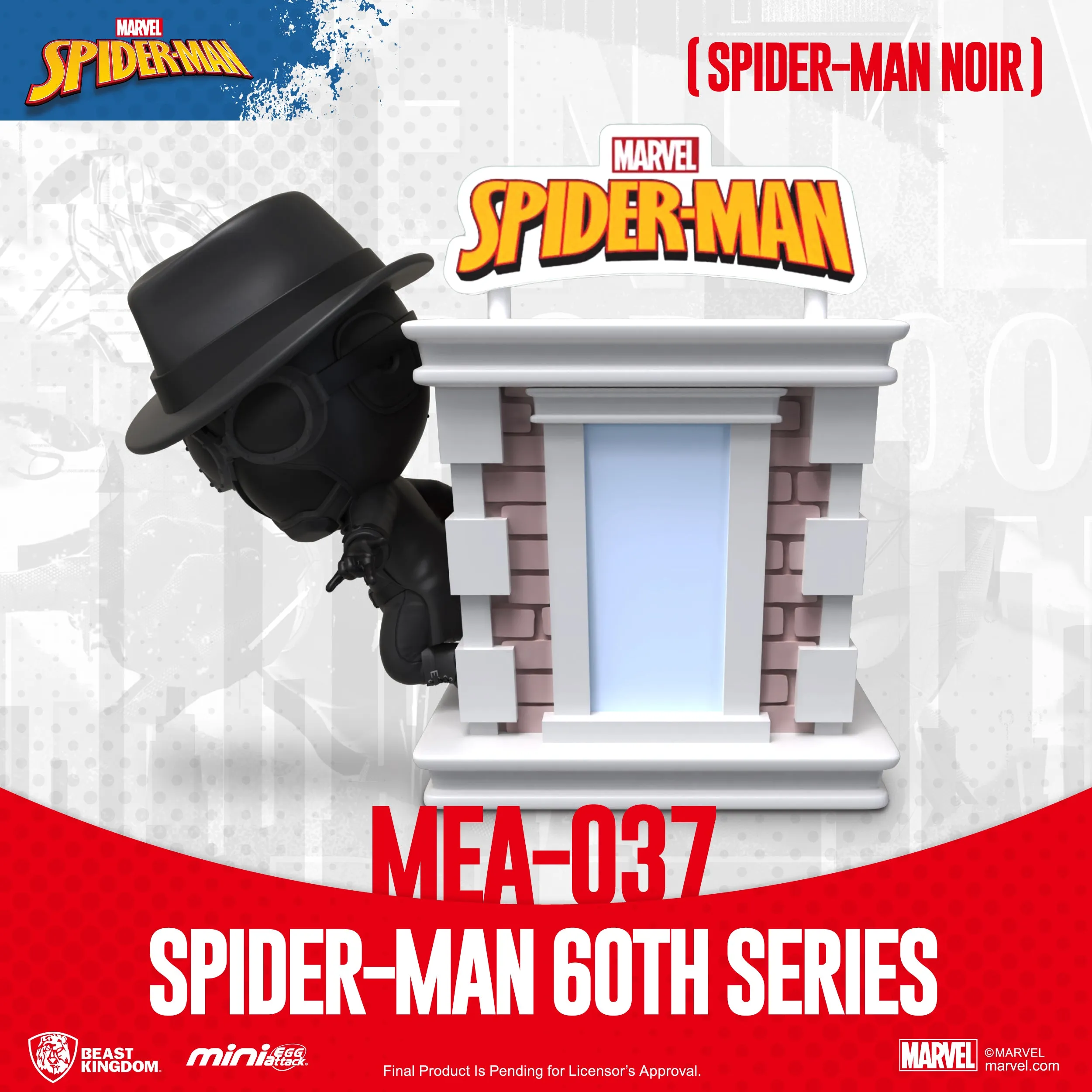 Beast Kingdom MEA-037 Marvel Spider-Man 60th Anniversary Series Bright Box Set Mini Egg Attack Figure