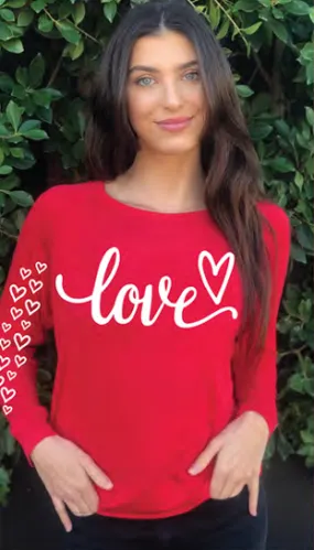 Bird & Vine Cursive Love Tee