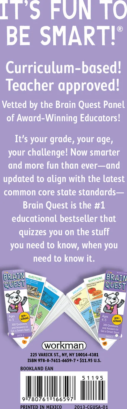 Brain Quest Preschool Q&A Cards