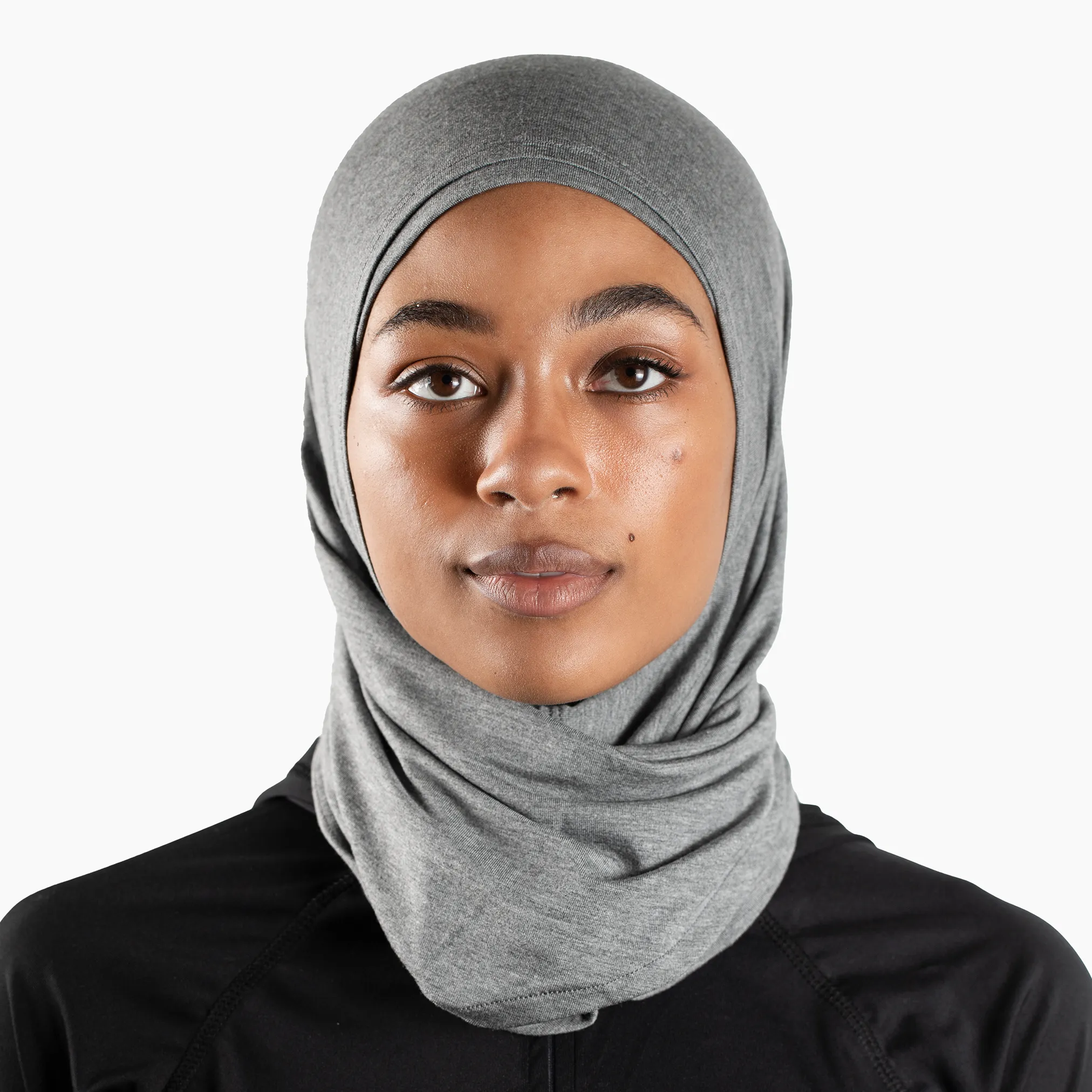 BreathLite Sports Hijab Set - Heather Grey