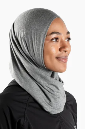 BreathLite Sports Hijab Set - Heather Grey