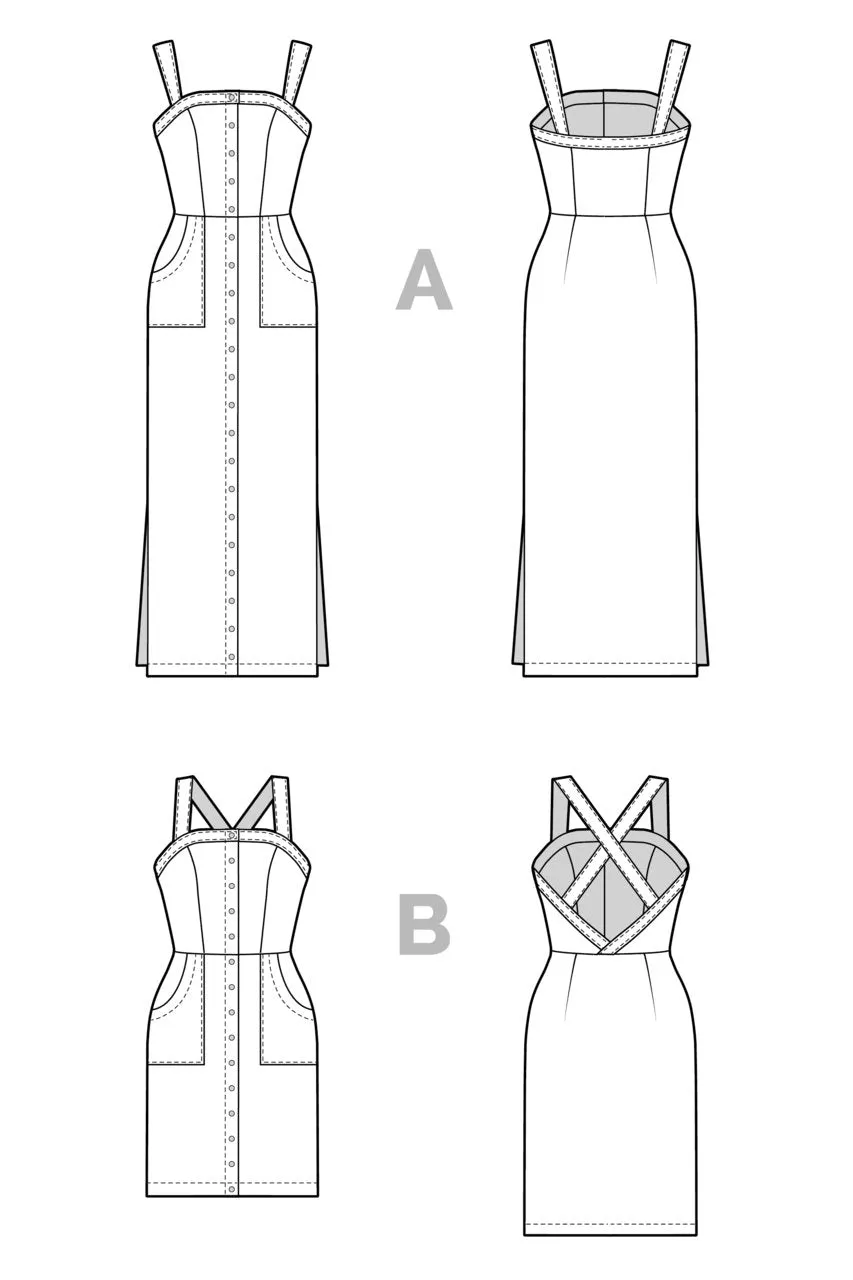 Closet Core Patterns - Fiona Sundress