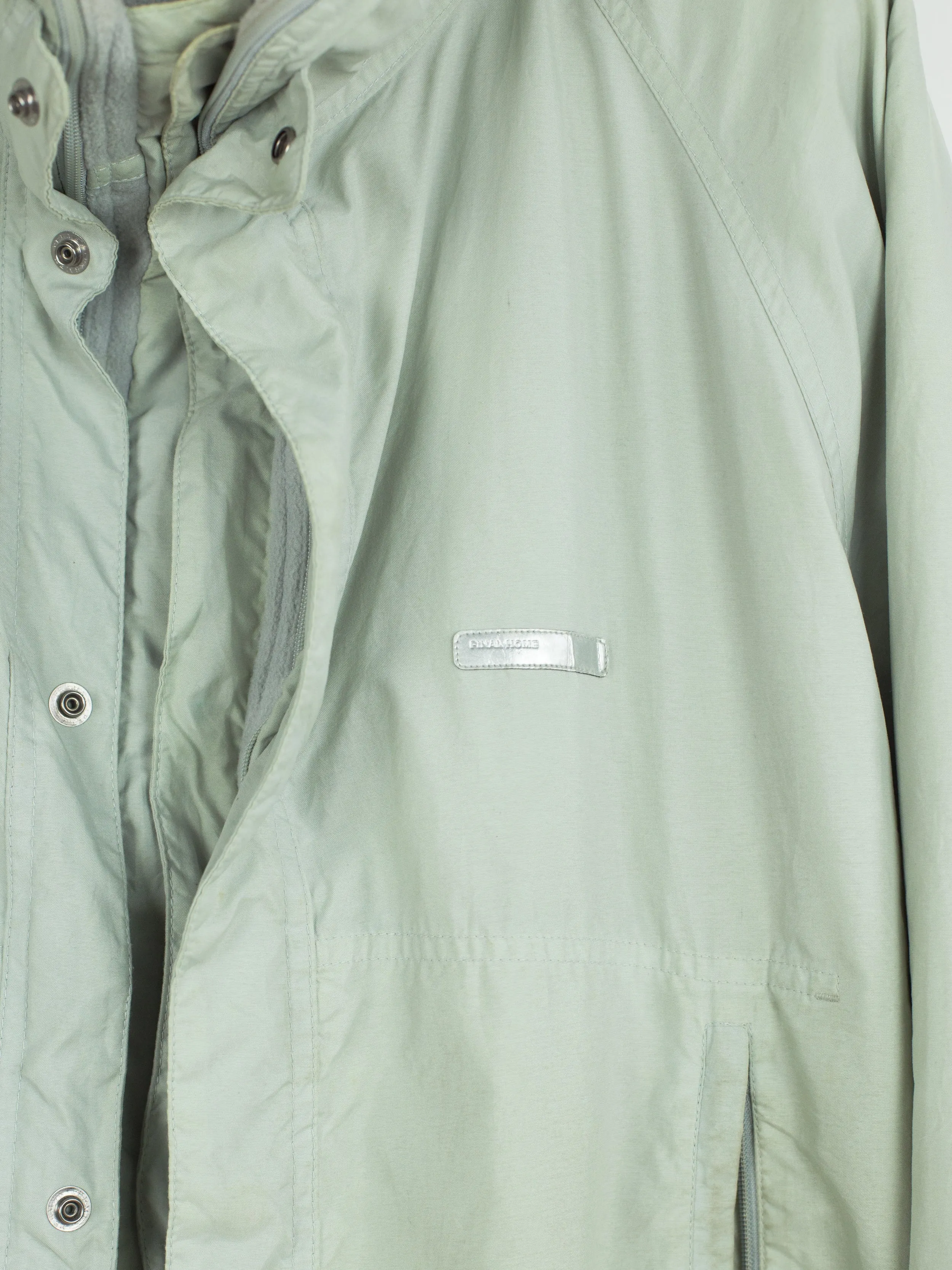 Final Home 90s Reversible Double Layer Nylon/Fleece Parka