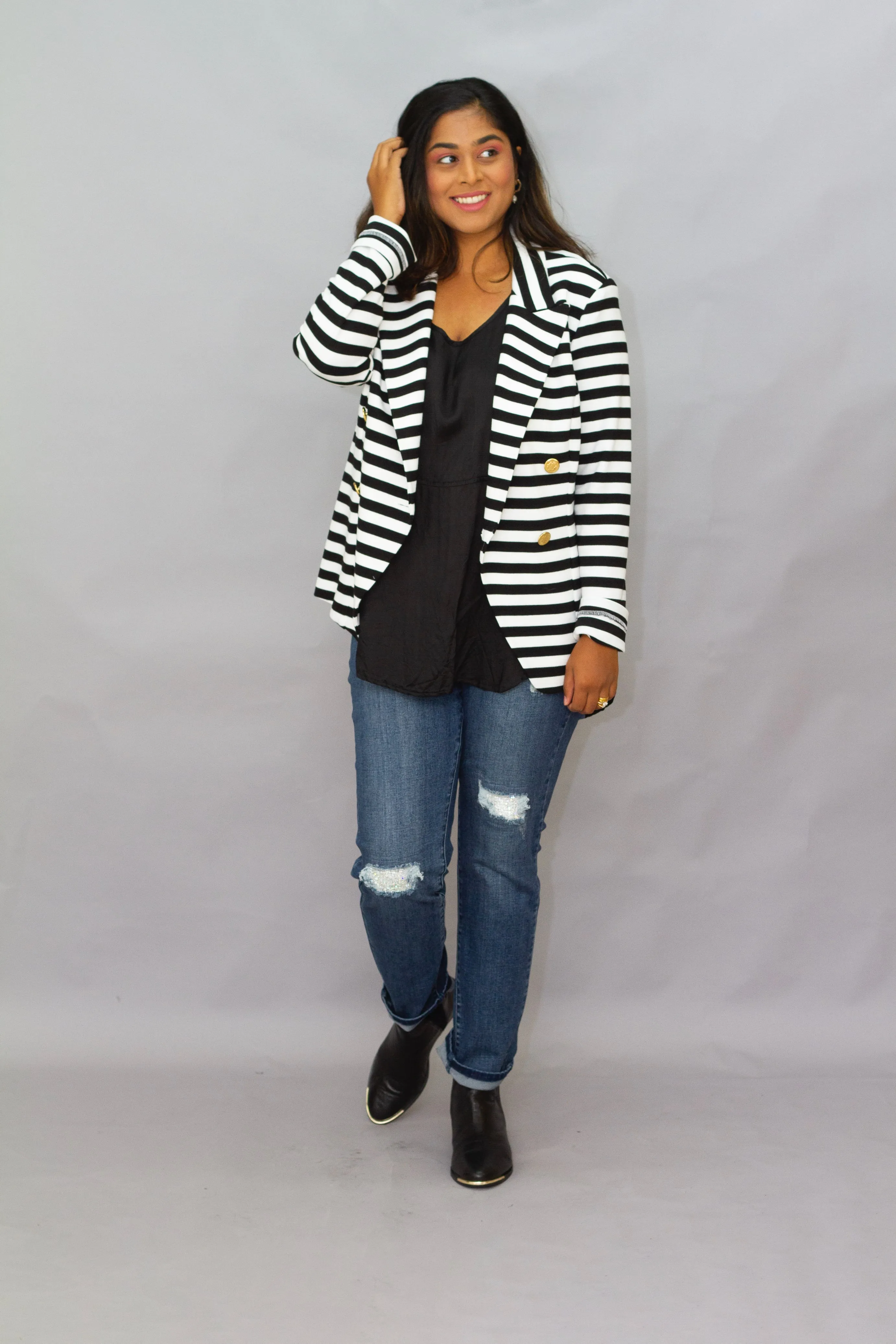 Frank Lyman - 226526 Stripe Jacket