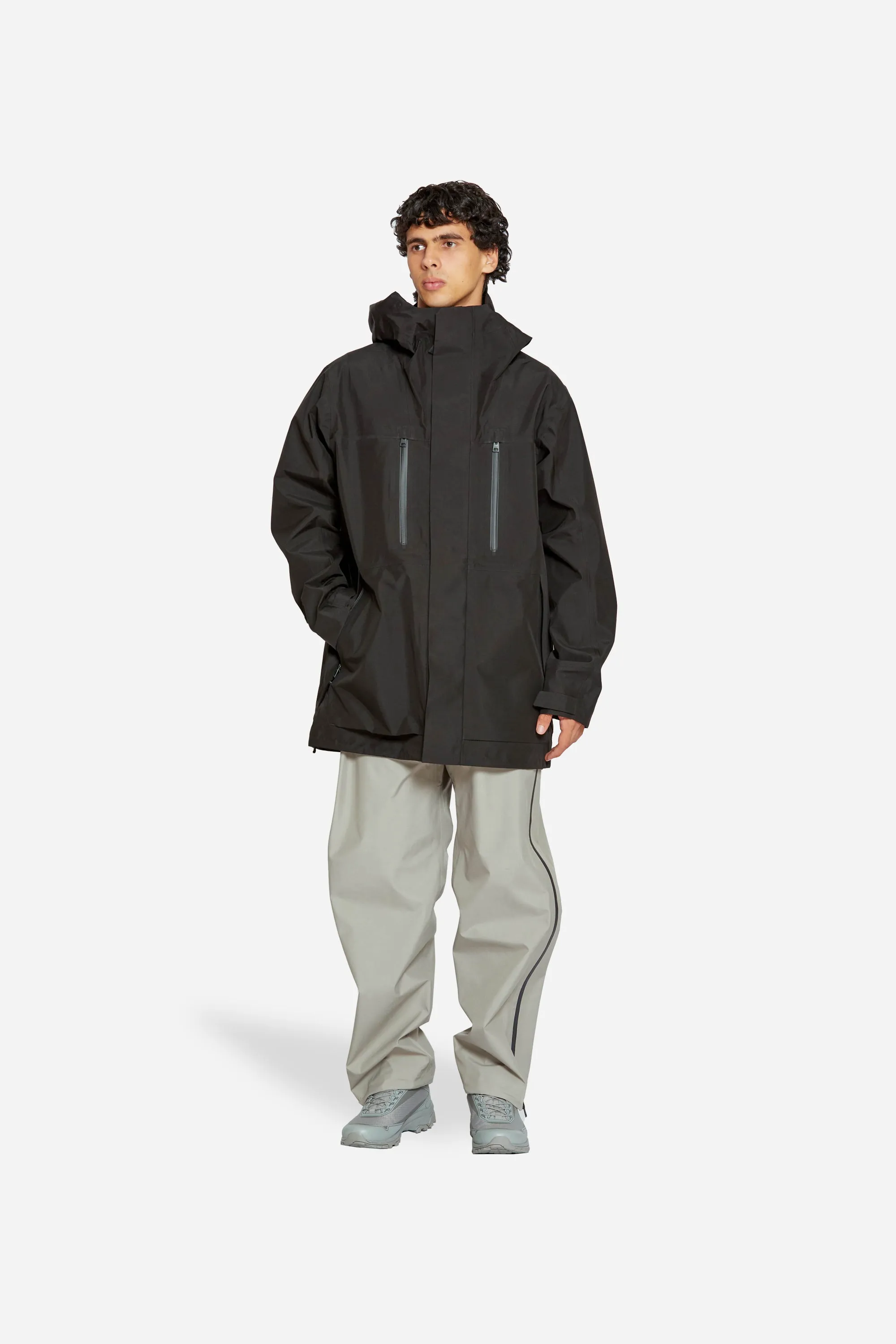 Hooded Parka Gore-Tex 3L Shell Black