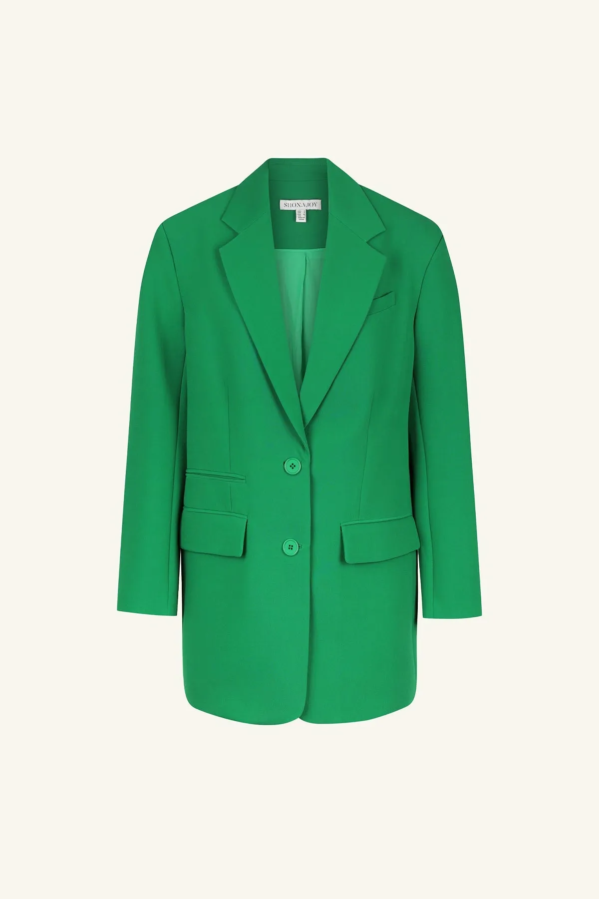 IRENA OVERSIZED BLAZER - TREE GREEN