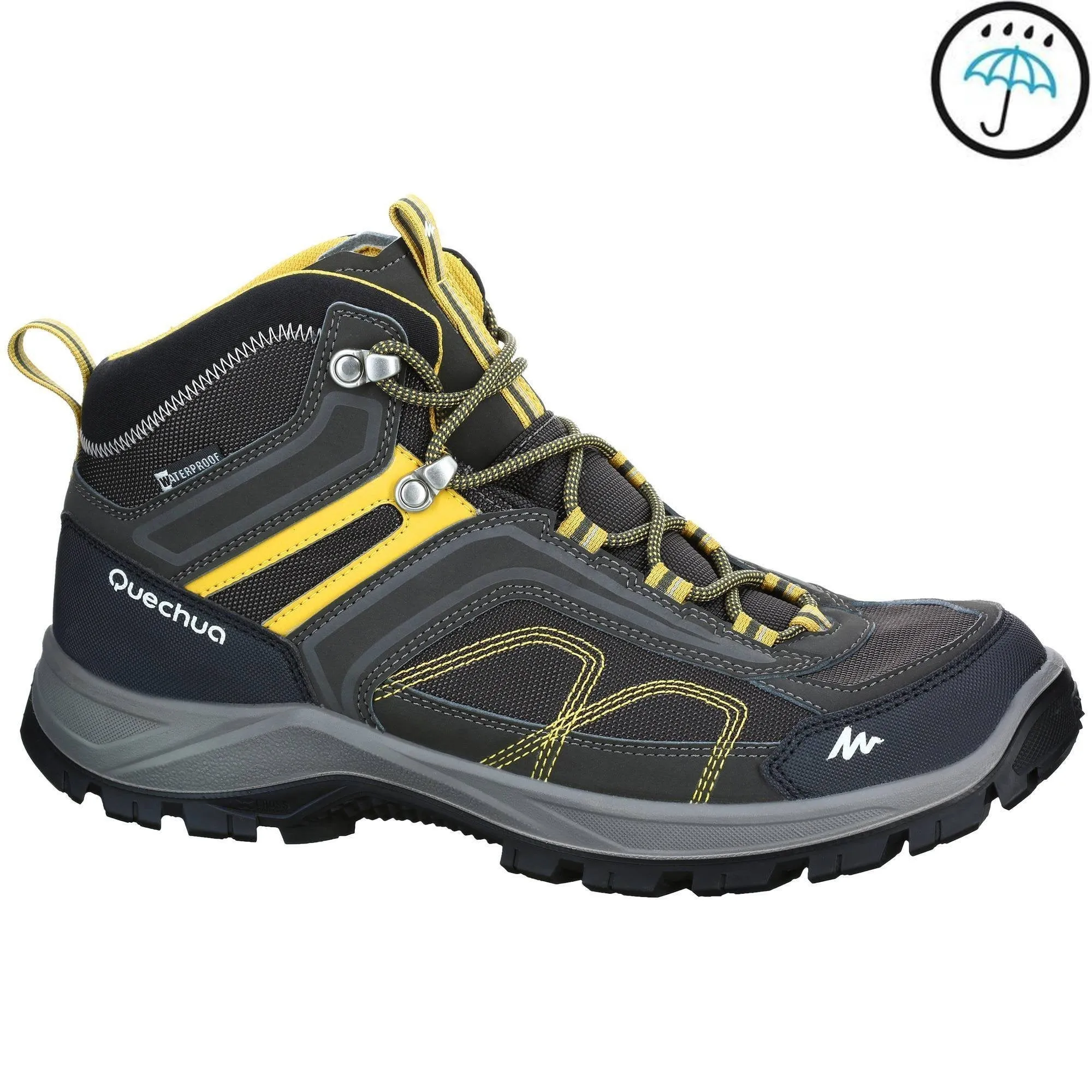 Men's Hiking Boots Waterproof Forclaz 100 Mid