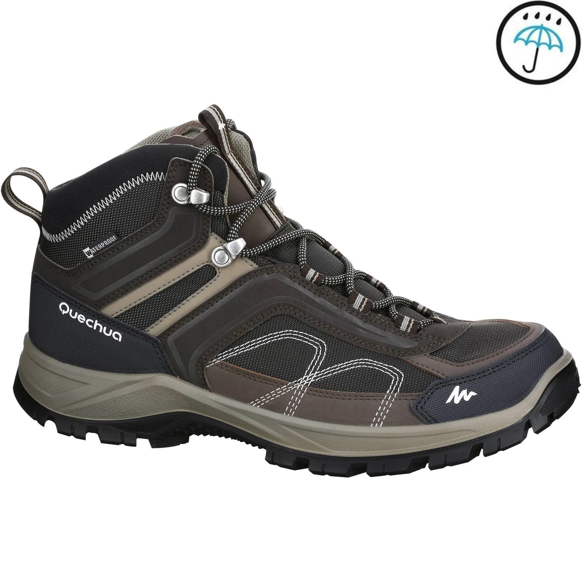 Men's Hiking Boots Waterproof Forclaz 100 Mid