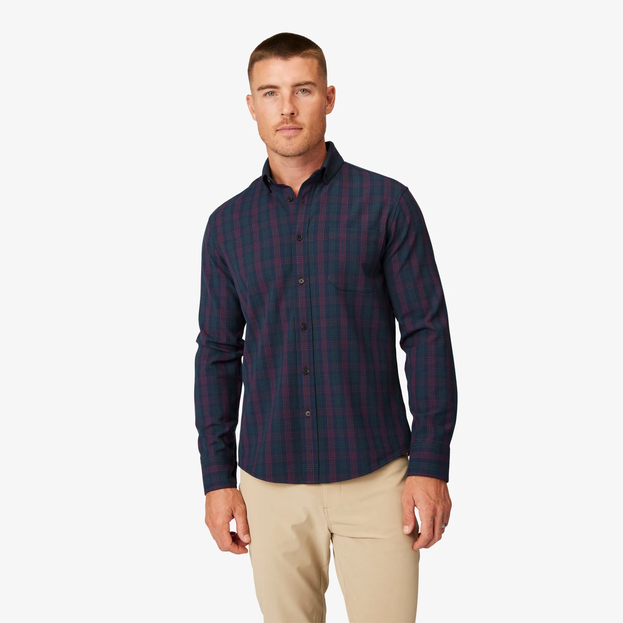 Navy Broadway Plaid