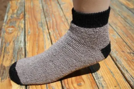 "SlipperBootie" Alpaca Socks - Made in the USA