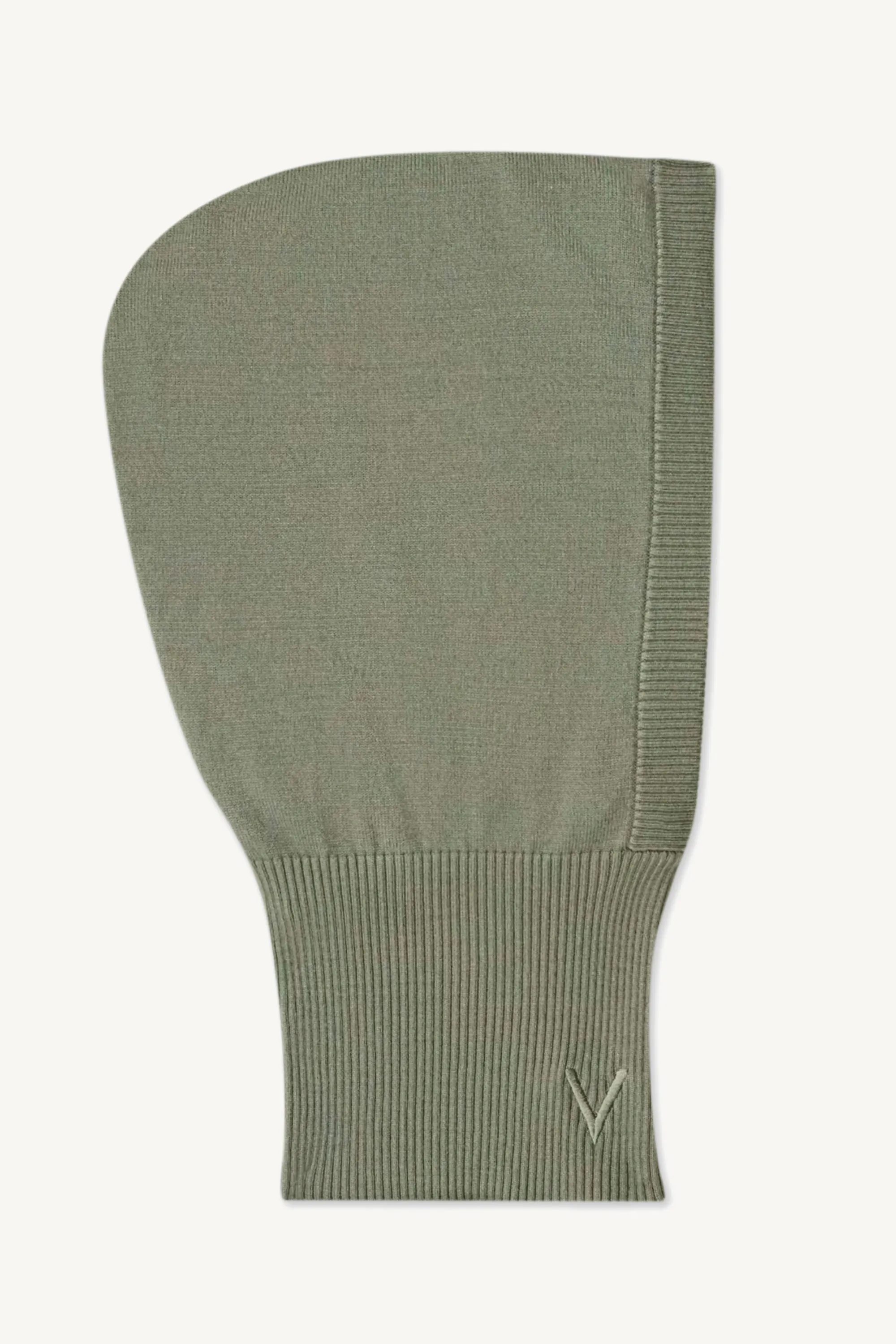 Ribbed Knit Balaclava - Sage