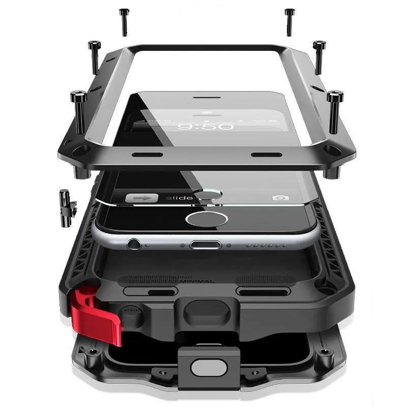 Titan Heavy Duty Metal iPhone Case For 6, 7 & 8 Series