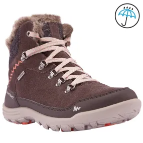 Women's Hiking Shoes mid Warm waterproof Arpenaz 500