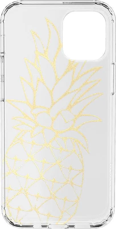 You're a Fine-Apple | Gold Pineapple Clear Case