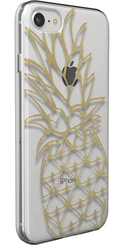 You're a Fine-Apple | Gold Pineapple Clear Case