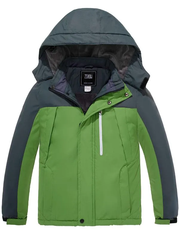 ZSHOW Boy's Waterproof Ski Jacket